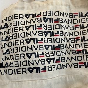 Fila x Bandier Limited Edition tote bag